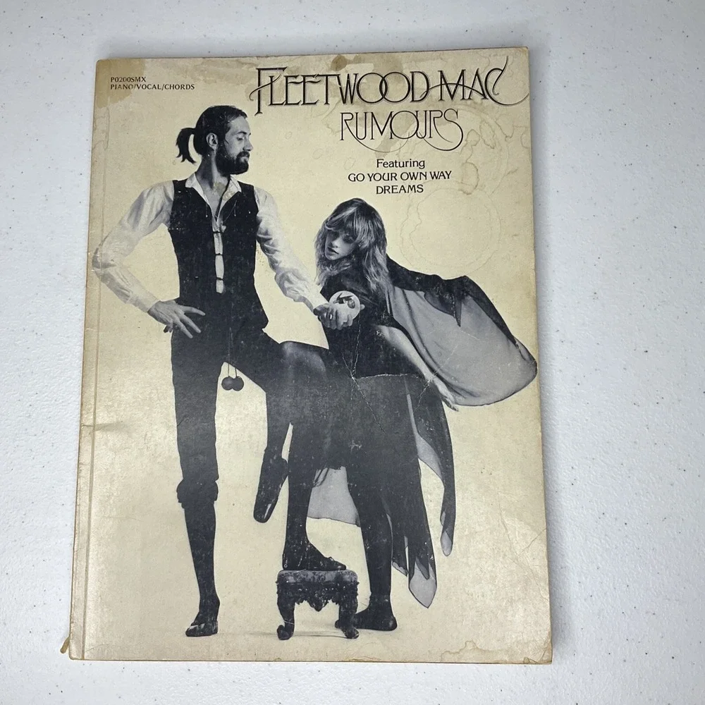 Fleetwood Mac Book Rumours 1977 songbook piano Vocal Chords Sheet Music